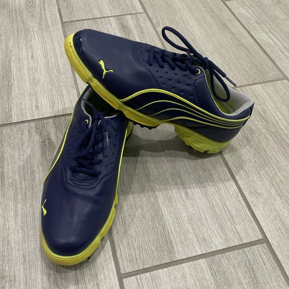 Puma Eco Ortholite blue golf shoes